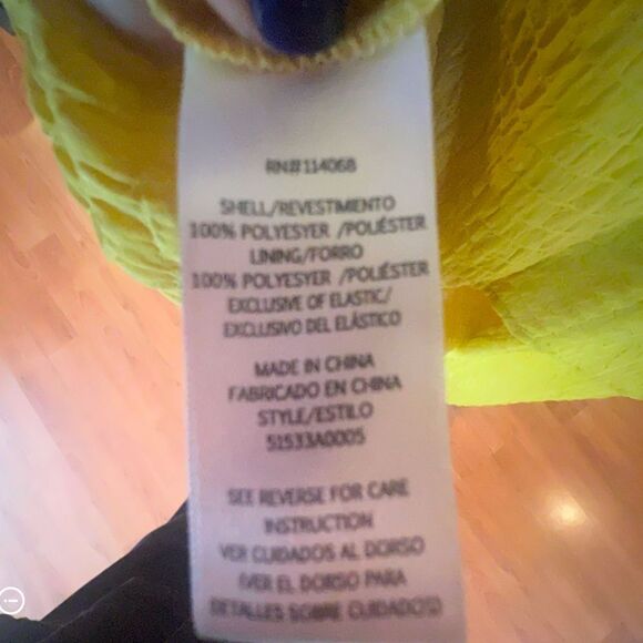 RTR NOW women's Mustard Gold Babydoll Dress size small in golden‎ yellow - Picture 15 of 15